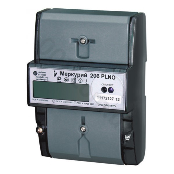 Электросчетчик Меркурий 206 RN 5(60)А/230В многотарифный