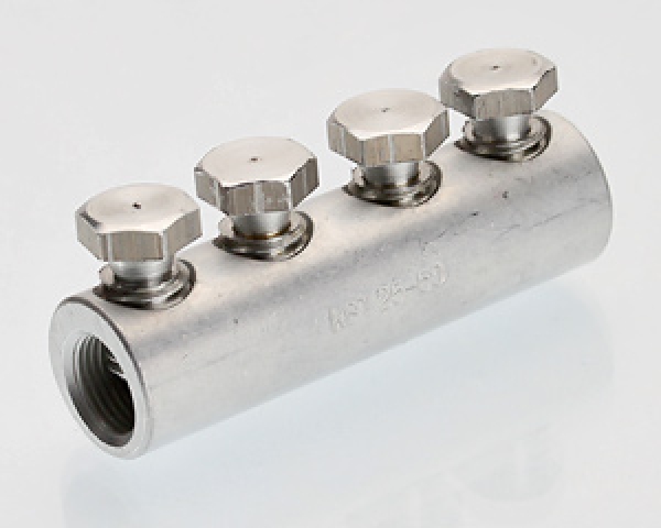 Гильза 4СБ-  25 50 алюмин. с болтами со срывными головками (КВТ Калуга)