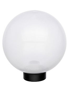 Светильник НТУ 03- 60-254 шар d=250 мм IP54 (опал призма ПММА, основание плоское ПК, Е27) TDM