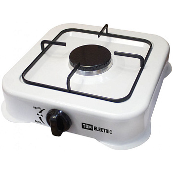 Плитка газовая одноконфорочная, ГП-1, белая, TDM