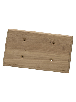 Накладка на бревно деревянная универсальная НБУ 1Пх2 280 мм, под покраску TDM