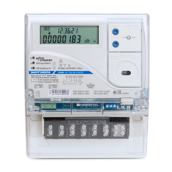Энергомера CE308 S31.543.OAA.SYUVJLFZ SPDS3*230/380В 5-10А  0.5s/0.5 2*RS485