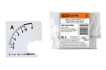 Шкала Ш72   10/5А-1,5 (для А72 Х/5А) TDM