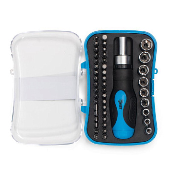 Отвертка реверсивная с битами НБ-46 (КВТ)