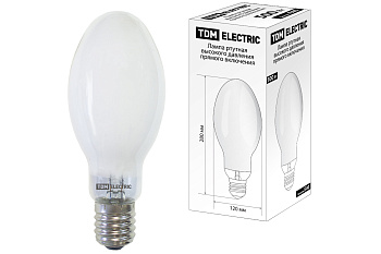 Лампа ртутная высокого давления прямого включения ДРВ 500 Вт Е40 TDM