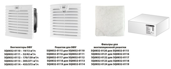 Вентиляторы с фильтром универсальные серии ВФУ