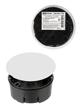 Монтажная коробка У191 СП D102х15 мм, крышка, IP20, инд. штрихкод TDM