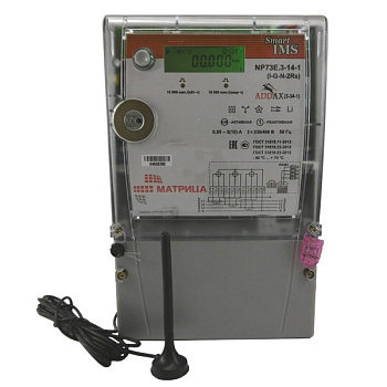 Матрица NP73E 3-14-1 (I-G-N-2Rs)(3-34-1) 5(10А) GPRS, RS-485, оптопорт