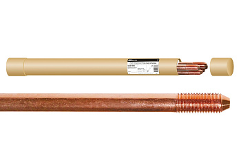 Штырь заземления резьбовой  СТАМ25.14.1500Р упак. 6 шт. TDM