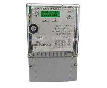 Матрица AD13А.2(I)-BLRs-Z-R2r-TW (2-5-1) 5(100А) PLC(OFDM)+WM-Bus 868 МГц, RS-485, оп