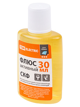Флюс активный СКФ, спирто-канифольный, 30 мл, серия "Алмаз" TDM