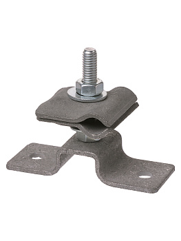 Держатель для гор. и верт. поверхностей, выс. со шпилькой 100 мм, для прута Ø6-10 мм, термодиф. TDM