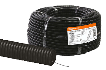 Труба гофрированная ПНД d 16 с зондом (100 м) легкая TDM