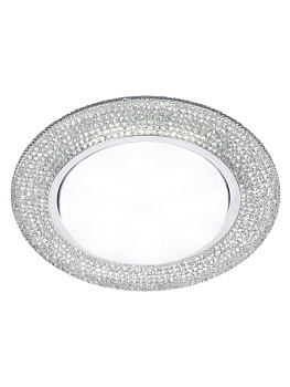 Светильник встраиваемый СВ 03-11 GX53 230В LED подсветка 5 Вт зеркальный/хром TDM