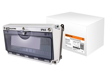 Корпус распределительного устройства КРУ, (190х265х170 мм), на 12 модулей, IP65, TDM