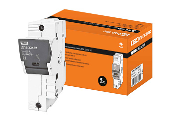 Держатель плавких вставок ДПВ 22х58 1П TDM