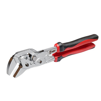 Клещи переставные - гаечный ключ с кнопочной фиксацией 180мм серия ПРОФИ (КВТ)