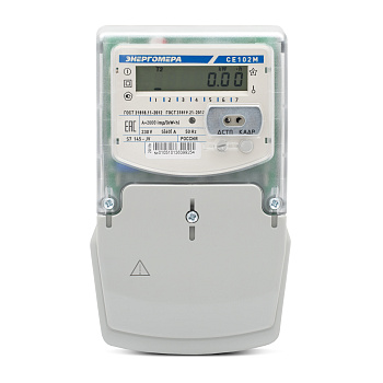 Энергомера СЕ102М S7 145-АV 5(60)А/230В однофазный, многотарифный