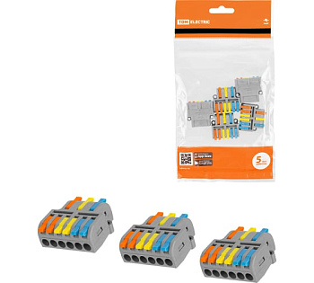 Клемма разветвительная СКР-436 (4 мм2) (5 шт/упак) TDM