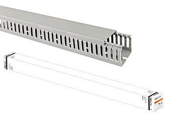 Кабель-канал перфорированный 40х40 перфорация 4/6мм TDM (36 м) 