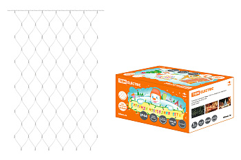 Гирлянда новогодняя "Сеть" 1,5х2,5 м, белый свет, наружное использование, IP44, TDM