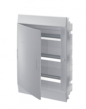Бокс встраиваемый 54 модуля непрозрачная дверь IP41 с клеммником Mistral41 АВВ