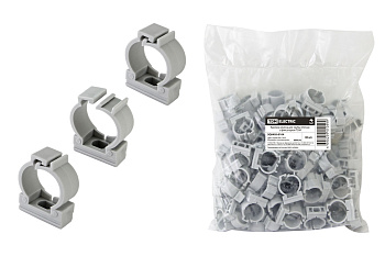 Крепеж-клипса для трубы D32 мм с фиксатором TDM +50