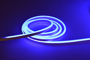 Лента "Гибкий Неон" GLS-2835-120-9.6-220-NL-IP67-B катушка 50м + шнур питания