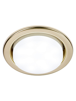 Светильник встраиваемый СВ 01-08 GX53 220 В 50 Гц, золото, 2 шт/уп, Народный