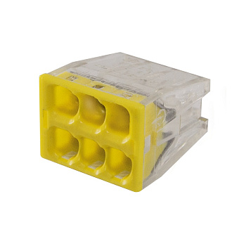 Клеммы WAGO 2273-246 (6х2,5мм2 с пастой) (100шт.)