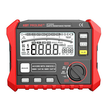 Тестер сопротивления заземления цифровой KT 2302