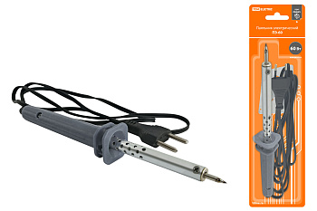 Паяльник электрический ПЭ-60  с жалом типа "конус", в комплекте подставка, 60 Вт, "Гранит" TDM