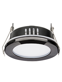 Светильник встраиваемый СВ 01-09 GX53 230 В 50 Гц черный хром IP54 TDM