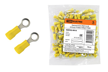 Наконечник НКИ 5,5-8 кольцо 4-6мм (100шт) TDM