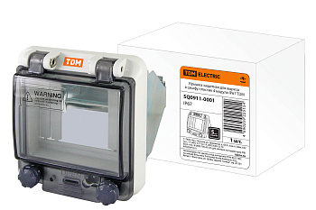 Крышка защитная для выреза в шкафу пластик 4 модуля IP67 TDM