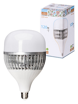 Лампа светодиодная T-120 Вт-230 В-6500 К–E27 (170x295 мм) НАРОДНАЯ