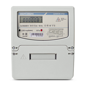Энергомера ЦЭ6803В 1 230В 5-60А 3ф.4пр. Э Р32 F