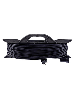 Удлинитель-шнур на рамке силовой народный ПВС 2200 Вт б/з, 50м, штепс. гнездо