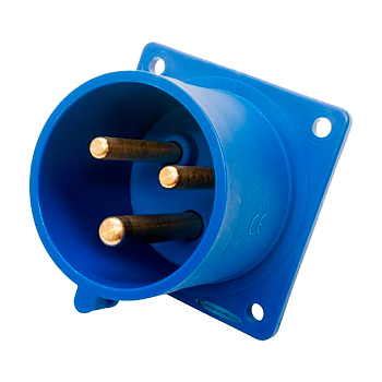 Вилка 623 скрытая 2Р+РЕ 32А 220В IP44 TDM