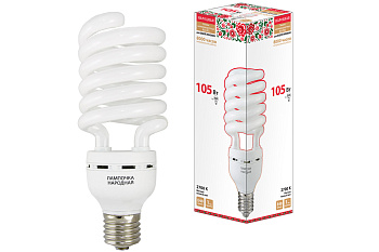 Лампа люминесцентная НЛ-HS-105 Вт-2700 К–Е40