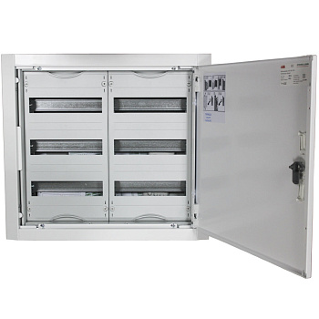 Бокс U32 встраиваемый белая металлическая дверь 72 модуля IP31 534х560х120мм ABB