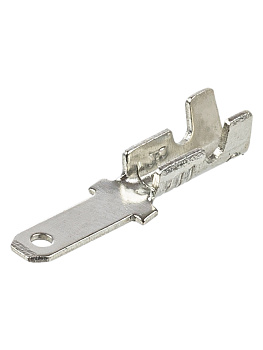 Клемма плоская штекер РП-п 1,5-(6,3) 0,5-1,5 мм²  плоский (папа) (20шт) TDM