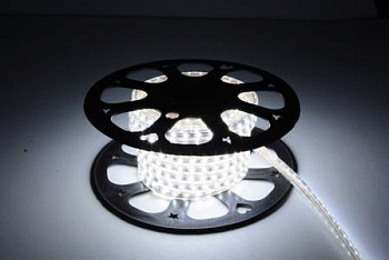 Лента светодиодная GLS-2835-120-9.6-220-IP67-6 катушка 50м + шнур питания