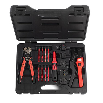 Универсальный набор для резки, снятия изоляции, опрессовки, и монтажа проводов UNI