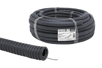 Труба гофр.ПВХ d 40 с зондом (25 м) легкая народная