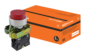 Кнопка BL41 без подсветки красный 1зTDM