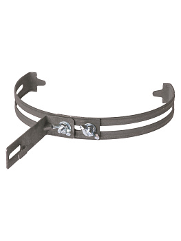 Держатель регулируемый Ø130-240 мм на круглый конек, ст. фиксатор для прута Ø6-10 мм, термодиф. TDM