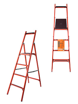 Стремянка диэлектрическая СД-1.5, 4 ступени, высота площадки 1,5 м, до 50 кВ, "ЭкспертЭлектрик" TDM