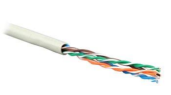 Кабель UTP 4х2 CAT5E 24AWG CCA  RIPO (305м/бухта) 112002
