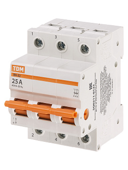 Выключатель нагрузки (мини-рубильник) ВН-32 3P 100A Home Use TDM